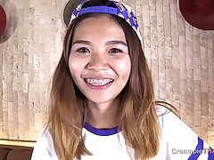 Teen Braces Girl in Pattaya Gets Creampie