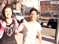 Euro Babe Miyuki Son's Charm Lures Amateur into Threesome