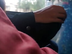 Pinay Teen's Handjob on Public Bus