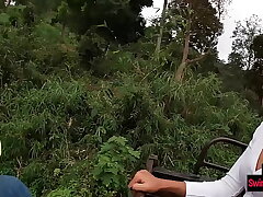 Teen Couple's Big Cock Sex after Elephant Trunk Hug