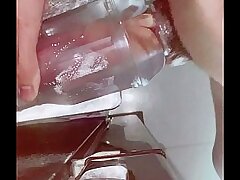 Asian Woman Masturbates with Vibrating Sex Toy